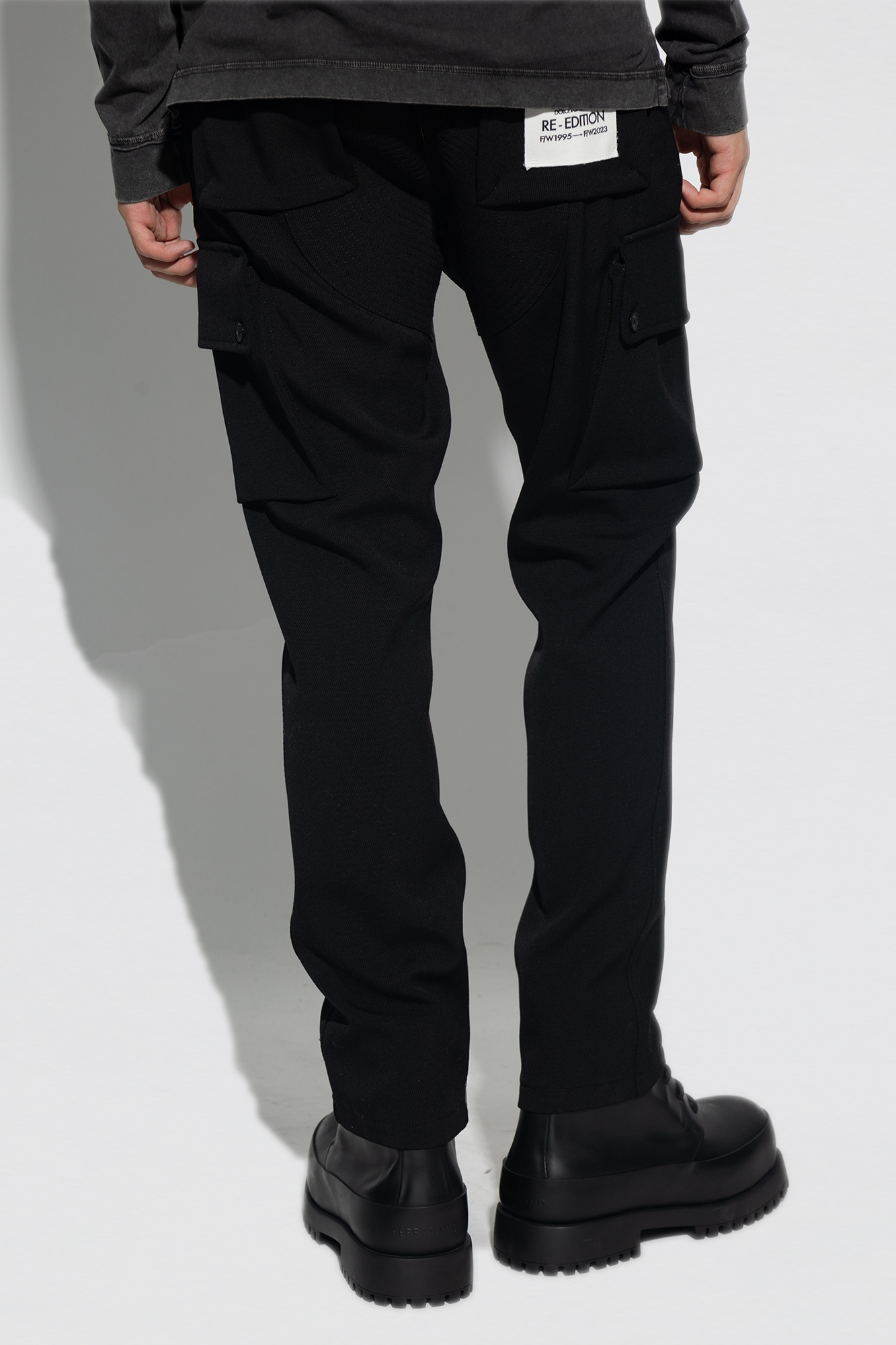 Black 'RE-EDITION F/W 1995' collection trousers Dolce